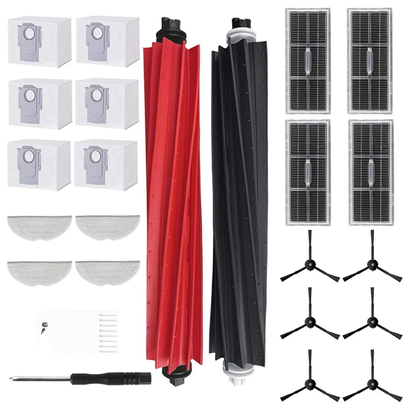 For Roborock S8 Pro Ultra/S8 +/S8/G20 Main Side Brush Hepa Filter Mop Cloth Dust Bags Spare Parts
For Roborock S8 Pro Ultra/S8 +/S8/G20 Main Side Brush Hepa Filter Mop Cloth Dust Bags Spare Parts