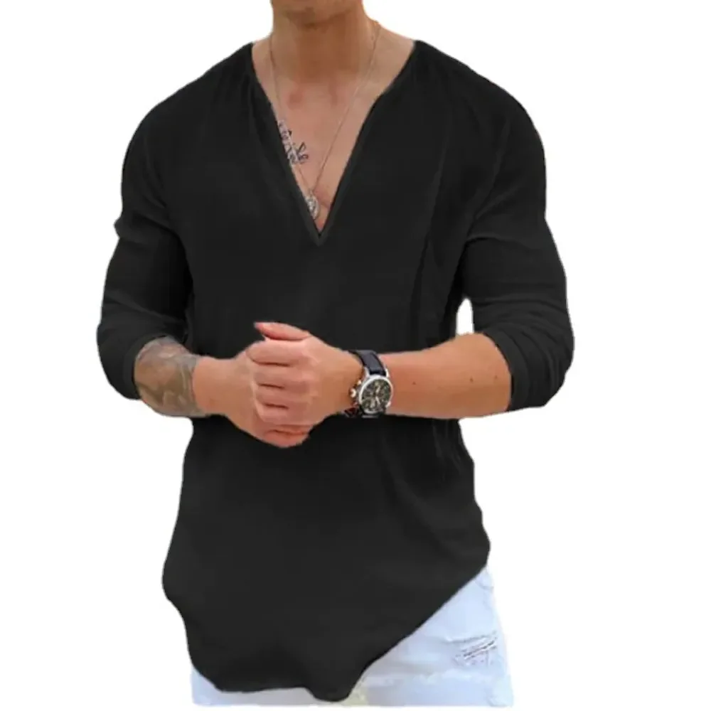 shirt Breathable Comfy Solid Color Long Sleeve Loose Casual Blouse Hawaiian Shirt Camisa
shirt Breathable Comfy Solid Color Long Sleeve Loose Casual Blouse Hawaiian Shirt Camisa