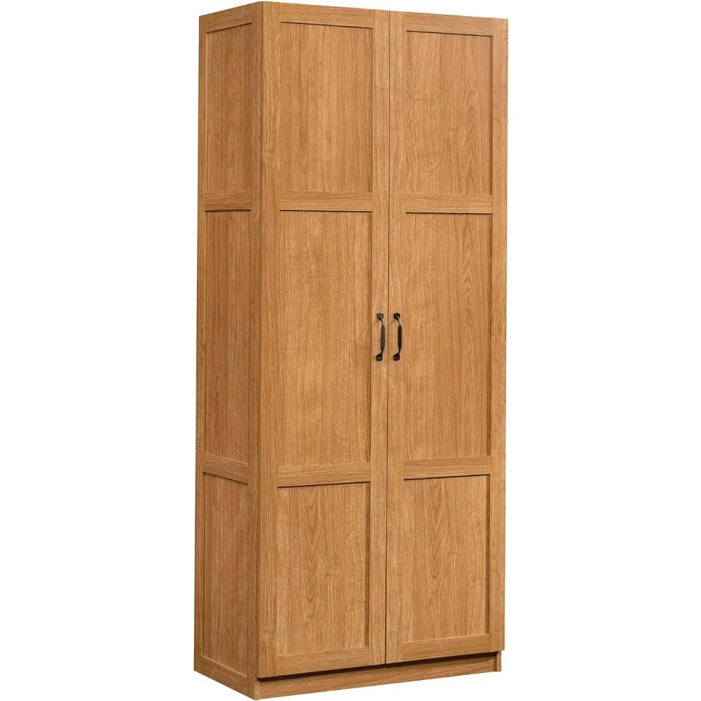 

Sauder Miscellaneous Storage Pantry cabinets, L: 29.61" x W: 16.10" x H: 71.10", Highland Oak finish