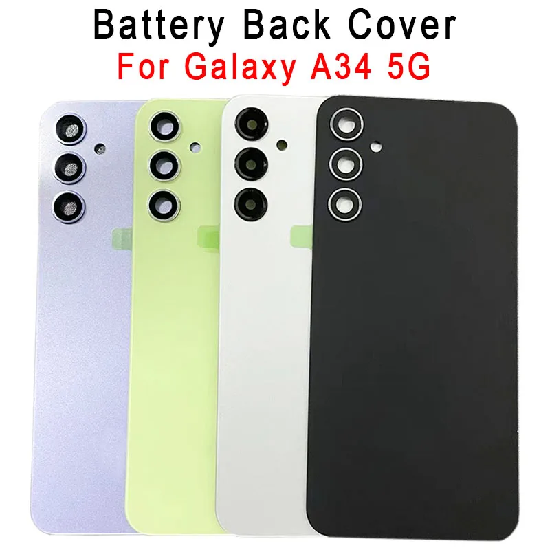 Back Battery Cover For Samsung Galaxy SM-A346B A34 a34 5G Rear Housing Case Replacement With Camera Lens +Adhesive Sticker Shell
Back Battery Cover For Samsung Galaxy SM-A346B A34 a34 5G Rear Housing Case Replacement With Camera Lens +Adhesive Sticker Shell