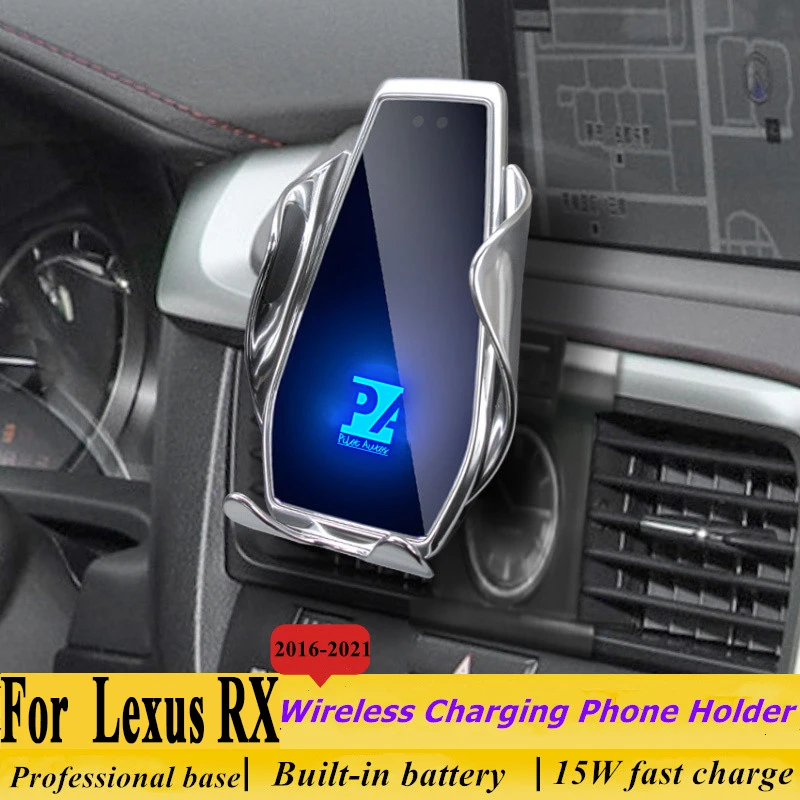 For 2016-2021 Lexus RX Phone Holder Wireless Charger Car Mobile Phones Mount Navigation Bracket GPS Support 360 Rotating
For 2016-2021 Lexus RX Phone Holder Wireless Charger Car Mobile Phones Mount Navigation Bracket GPS Support 360 Rotating