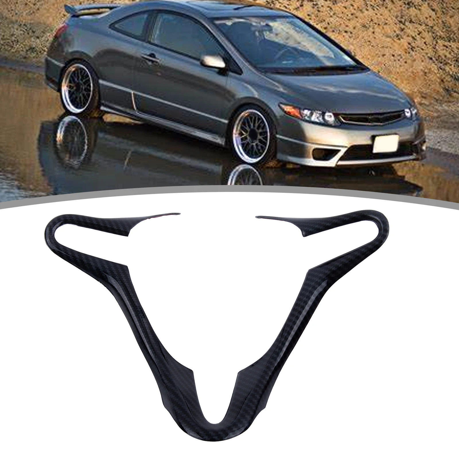 Внутренняя накладка на руль автомобиля для HONDA Civic 8 2006-2011, ABS, углеродное волокно, фотоотделка
Внутренняя накладка на руль автомобиля для HONDA Civic 8 2006-2011, ABS, углеродное волокно, фотоотделка