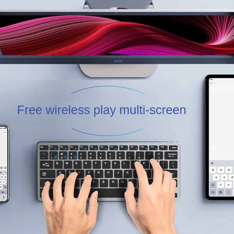 Перезаряжаемая Беспроводная Bluetooth-клавиатура K001C, беспроводная 2,4G, 110 клавиш, бесшумная басовая Мультисистема, Совместимость с iPad, смартфоном
Перезаряжаемая Беспроводная Bluetooth-клавиатура K001C, беспроводная 2,4G, 110 клавиш, бесшумная басовая Мультисистема, Совместимость с iPad, смартфоном