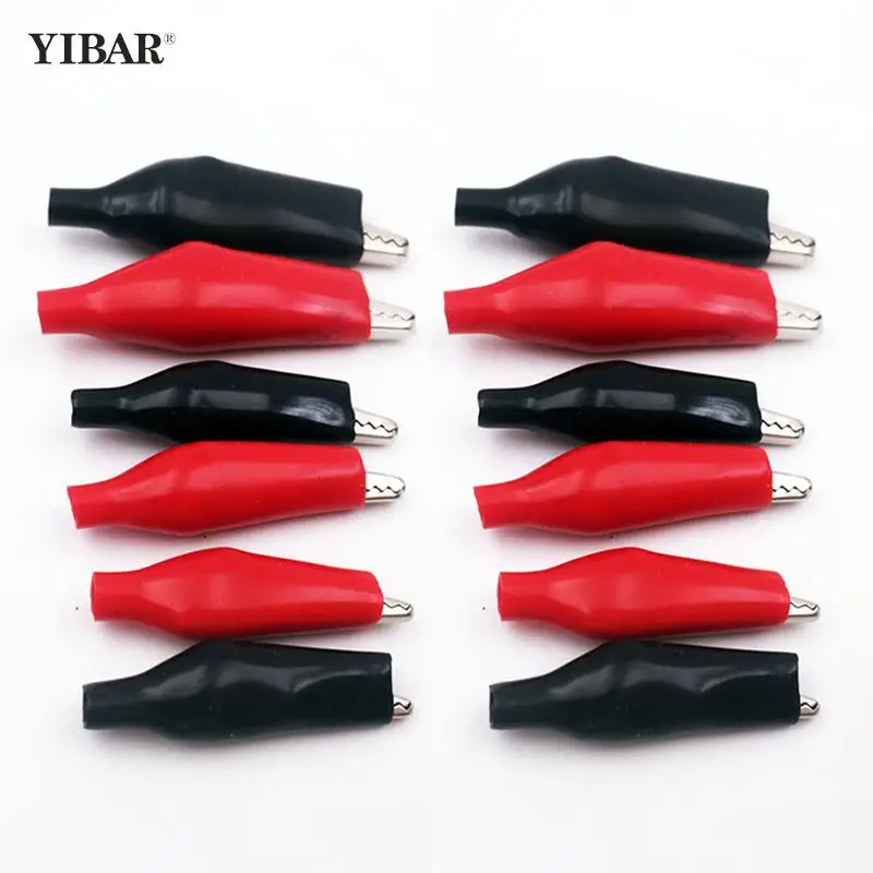12Pcs 28MM battery clip Soft Plastic Coated Testing Probe Mini Alligator Test Clips
12Pcs 28MM battery clip Soft Plastic Coated Testing Probe Mini Alligator Test Clips