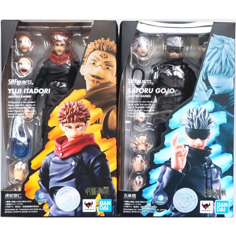 Bandai Original Shfiguarts Jujutsu Kaisen Figure Gojo Satoru Itadori Yuji Fushiguro Megumi Kugisaki Nobara Anime Model Toy Dolls
Bandai Original Shfiguarts Jujutsu Kaisen Figure Gojo Satoru Itadori Yuji Fushiguro Megumi Kugisaki Nobara Anime Model Toy Dolls