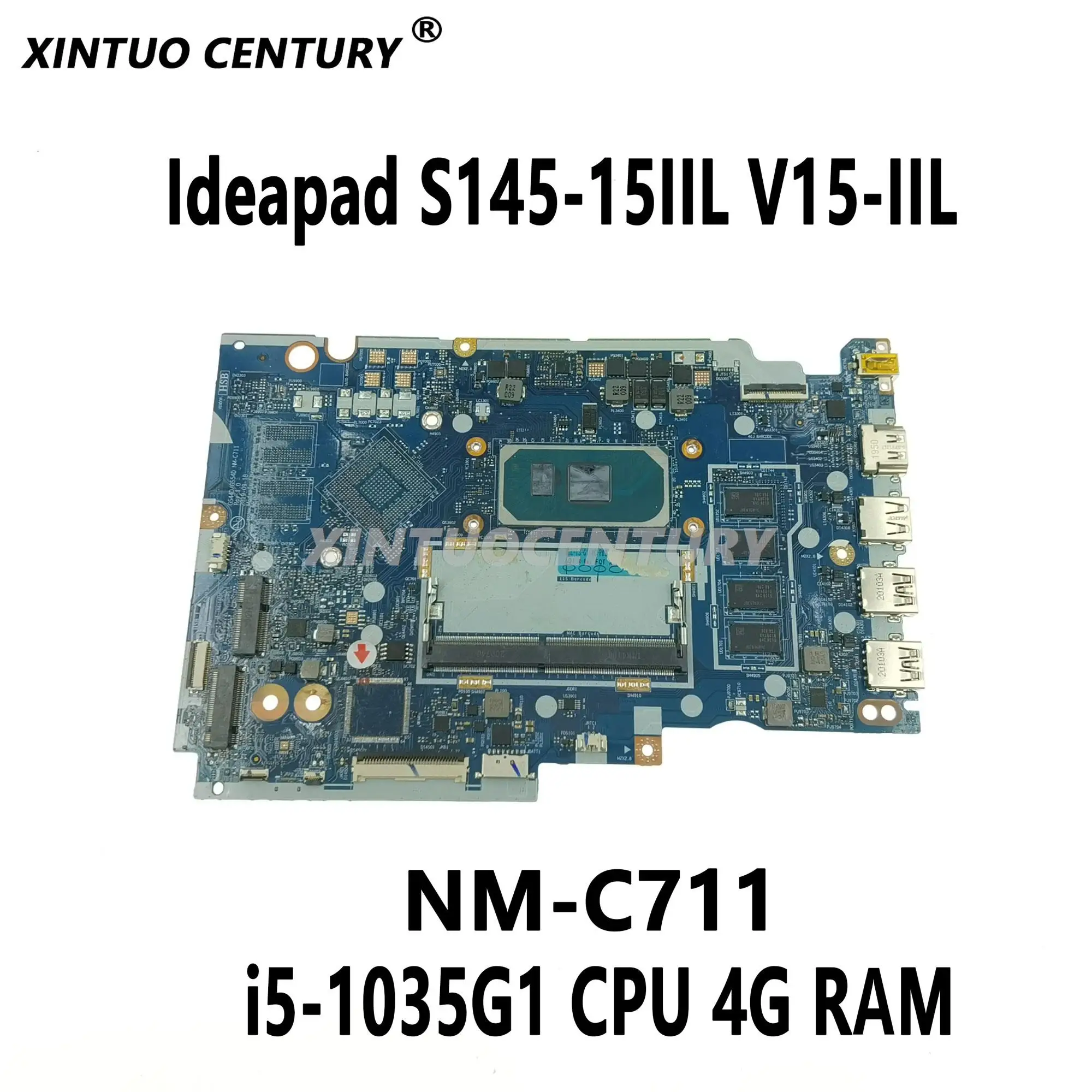 For Lenovo Ideapad S145-15IIL V15-IIL Laptop motherboard GS44D/GS54D NM-C711 with SRGKF i5-1035G1 CPU 4G RAM DDR4 100% Tested
For Lenovo Ideapad S145-15IIL V15-IIL Laptop motherboard GS44D/GS54D NM-C711 with SRGKF i5-1035G1 CPU 4G RAM DDR4 100% Tested