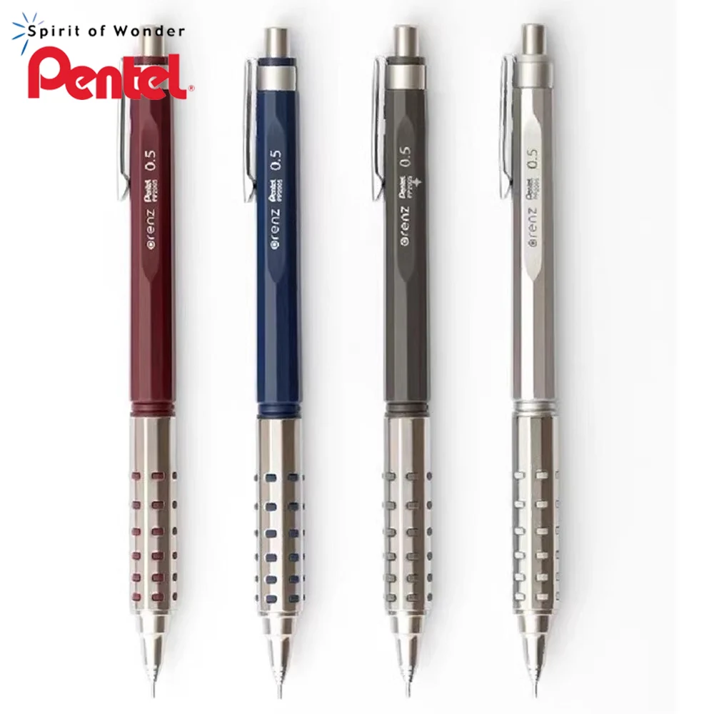 

Pentel ORENZN AT Mechanical Pencil Metal Grip Low Center of Gravity Automatic Lead 0.5mm Drawing Retractable Nib Stationery