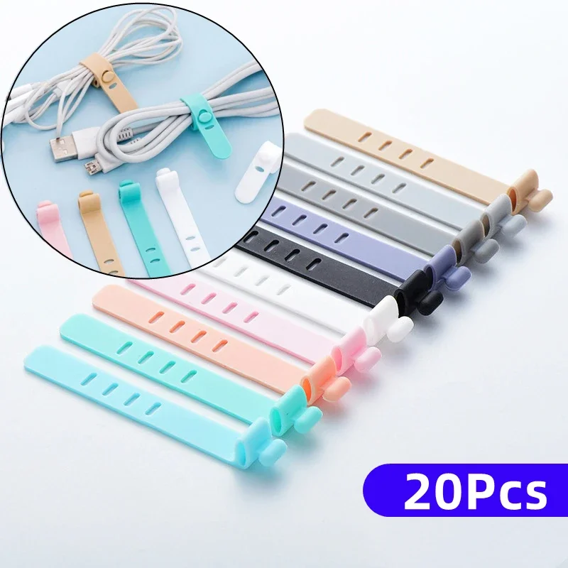 20pcs Phone Cable Winder Earphone Clip Charger Cord Organizer Management Silicone Wire Fixer Holder Cable Belt Desk Organizers
20pcs Phone Cable Winder Earphone Clip Charger Cord Organizer Management Silicone Wire Fixer Holder Cable Belt Desk Organizers