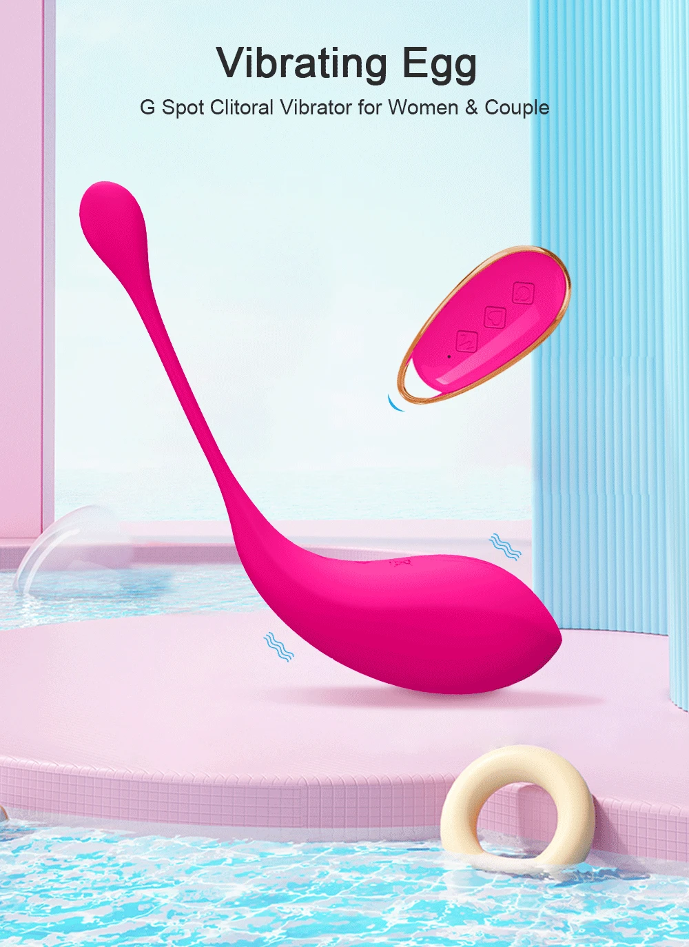 Massage Vibrator Love Egg Clitoris Stimulator Masturbator G Spot Vaginal Balls Vibrating Egg Sex Toys for Adult Women Couples Massage Vibrator Love Egg Clitoris Stimulator Masturbator G Spot Vaginal Balls Vibrating Egg Sex Toys for Adult Women Couples