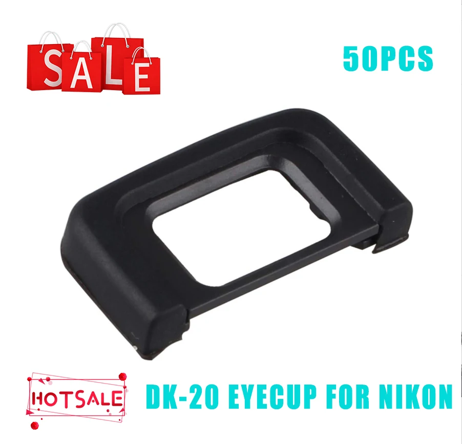 

50 DK-20 Rubber Eye Cup Eyepiece for Nikon F55 F65 F75 F80 D40 D40X D50 D60 D70 D3000 D3100 D3200 D3300 D5100 D5200 SLR Camera
