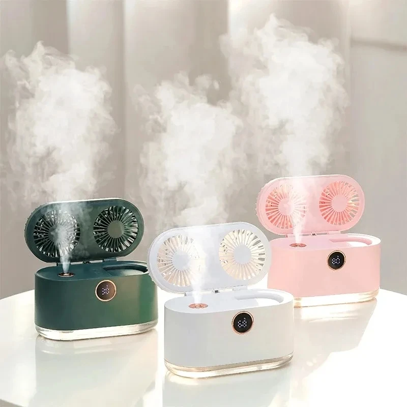 2023 New Youpin Electric Fan Air Humidifier 2 In1 LED Light Ultrasonic Cool Mist Maker Fogger Aroma Diffuser Gift 2000mAh
2023 New Youpin Electric Fan Air Humidifier 2 In1 LED Light Ultrasonic Cool Mist Maker Fogger Aroma Diffuser Gift 2000mAh