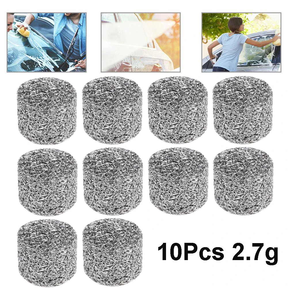 Car Pressure Washer Kit Foam Lance Filters, 10 Pcs 2 7g Stainless Steel, Replacement Accessories for Maximum Cleaning Power
Car Pressure Washer Kit Foam Lance Filters, 10 Pcs 2 7g Stainless Steel, Replacement Accessories for Maximum Cleaning Power