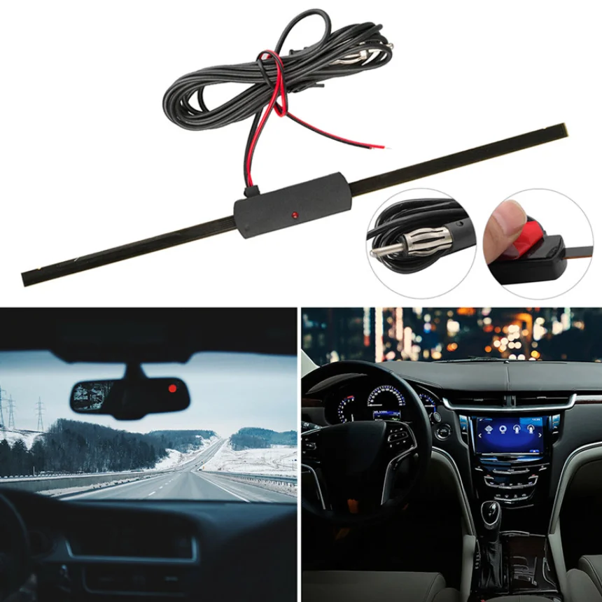 Car Electronic Radio Antenna Windshield Car AM FM Radio Antenna Signal Amplifier Booster 12V Universal Antena Booster 1pcs
Car Electronic Radio Antenna Windshield Car AM FM Radio Antenna Signal Amplifier Booster 12V Universal Antena Booster 1pcs