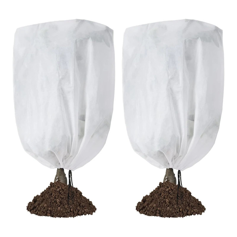 2-Pack Plant Covers Freeze Protection 42 X 45In, Frost Cloth Plants Jacket Drawstring Tree Cover For Outdoor Plants Easy To Use
2-Pack Plant Covers Freeze Protection 42 X 45In, Frost Cloth Plants Jacket Drawstring Tree Cover For Outdoor Plants Easy To Use