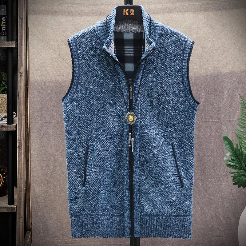 2023 Autumn and Winter New Men's Fashion Solid Color Plus Velvet Vest Men's Casual Loose Comfortable Warm High-Quality Sweater
2023 Autumn and Winter New Men's Fashion Solid Color Plus Velvet Vest Men's Casual Loose Comfortable Warm High-Quality Sweater
