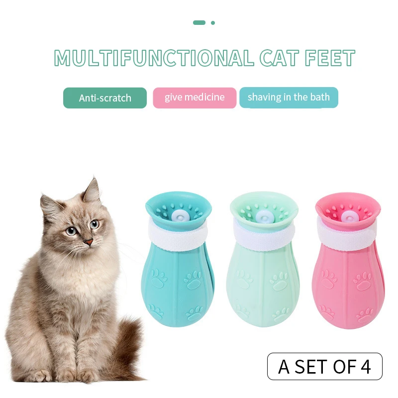Multi-purpose Cat Foot Wash Cover Manicure Set Anti-Scratch Shoes For Cat Shower Claw Paw Silica Gel Anti Bite Pet Accessoories
Multi-purpose Cat Foot Wash Cover Manicure Set Anti-Scratch Shoes For Cat Shower Claw Paw Silica Gel Anti Bite Pet Accessoories