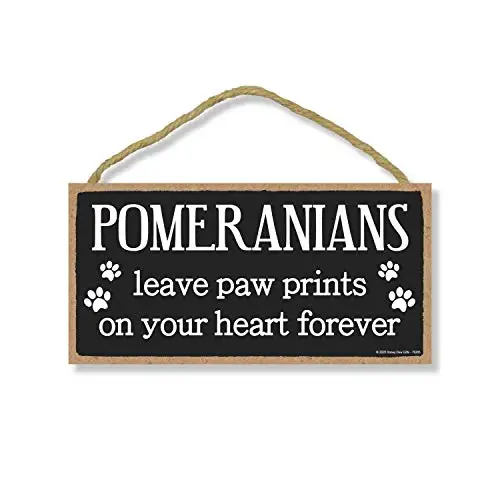 Honey Dew Gifts Pomeranians Leave Paw Prints, Wooden Pet Memorial Home Decor, Decorative Dog Bereavement Wall Sign, 
Honey Dew Gifts Pomeranians Leave Paw Prints, Wooden Pet Memorial Home Decor, Decorative Dog Bereavement Wall Sign,