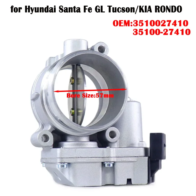 3510027410 35100-27410 Throttle Body for Hyundai Santa Fe GL Tucson 2.0L 2.7L 3.3L KIA RONDO 2.0 CRDi Throttle Valve 35100 27410
3510027410 35100-27410 Throttle Body for Hyundai Santa Fe GL Tucson 2.0L 2.7L 3.3L KIA RONDO 2.0 CRDi Throttle Valve 35100 27410