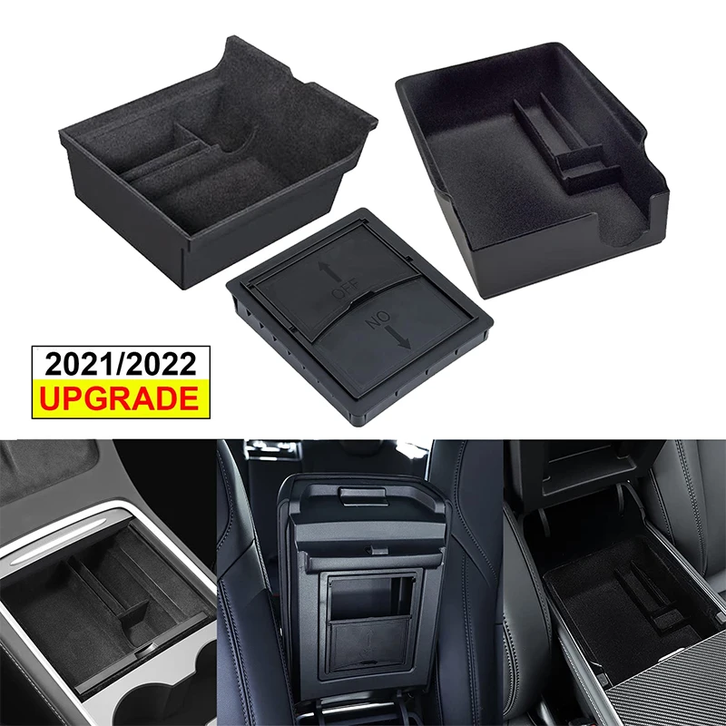 3PCS Car Central Armrest Flocking Storage Box For Tesla Model 3 Y 2021/2022 Organizer Center Console Case Car Accessories
3PCS Car Central Armrest Flocking Storage Box For Tesla Model 3 Y 2021/2022 Organizer Center Console Case Car Accessories
