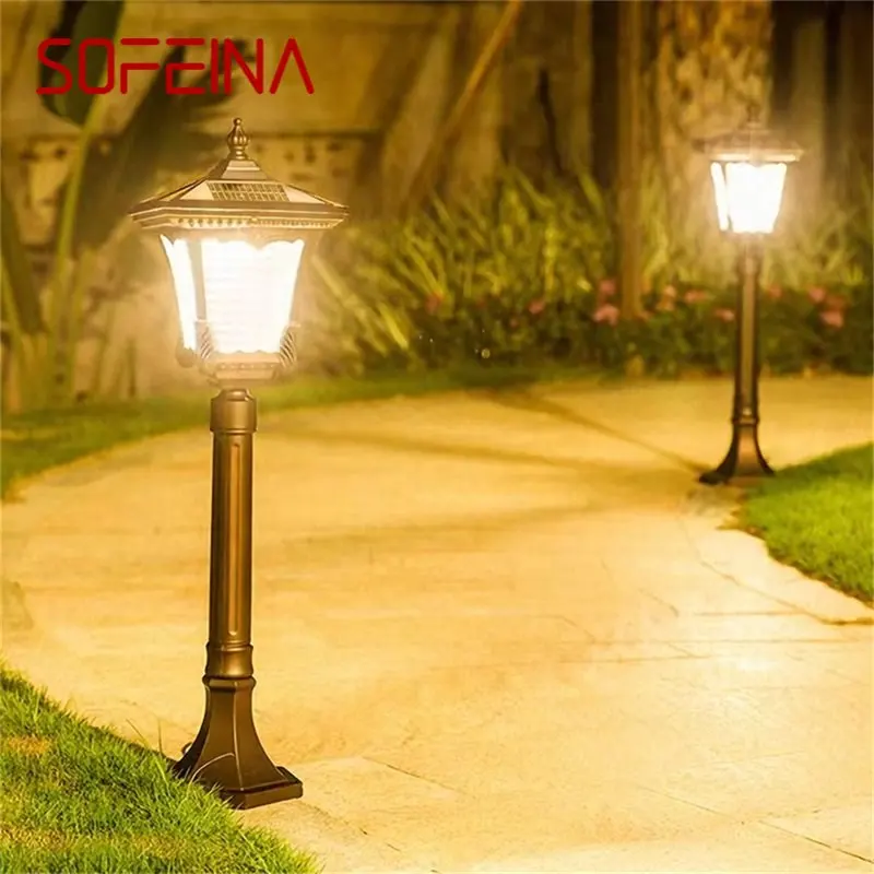 SOFEINA Classical Outdoor Solar Lawn Lamp Light Waterproof Home for Villa Garden Decoration
SOFEINA Classical Outdoor Solar Lawn Lamp Light Waterproof Home for Villa Garden Decoration