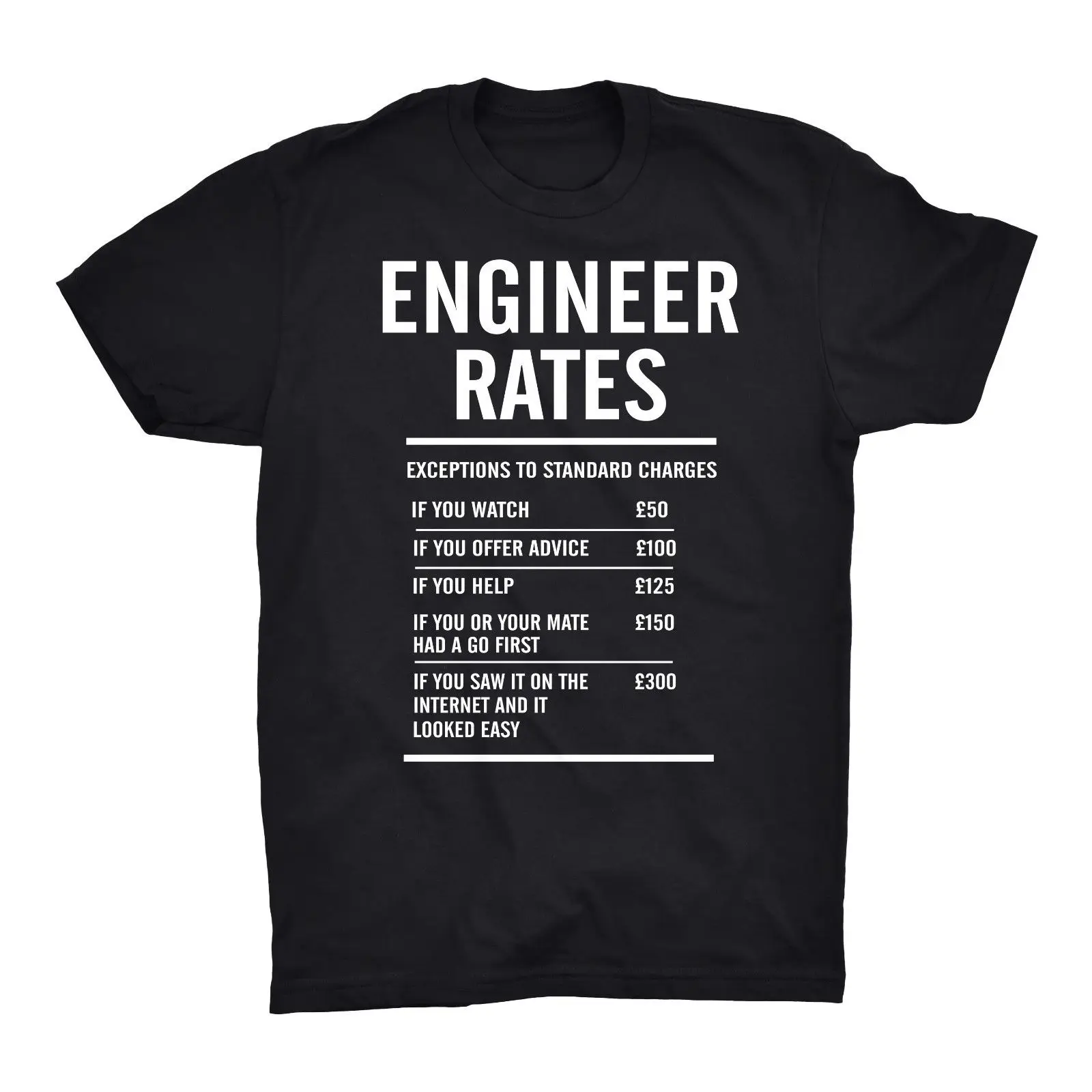 Funny Dad Husband Gift Mechanic Garage Engineer Rates T-Shirt. Summer Cotton Short Sleeve O-Neck Mens T Shirt 
Funny Dad Husband Gift Mechanic Garage Engineer Rates T-Shirt. Summer Cotton Short Sleeve O-Neck Mens T Shirt