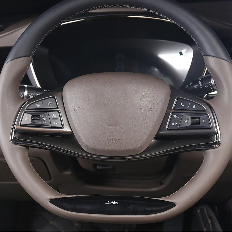 Аксессуары для Byd HAN EV, Автомобильный интерьер, рулевое колесо, кнопка, крышка, рамка, TrimsABS, углеродная наклейка 2023
Аксессуары для Byd HAN EV, Автомобильный интерьер, рулевое колесо, кнопка, крышка, рамка, TrimsABS, углеродная наклейка 2023