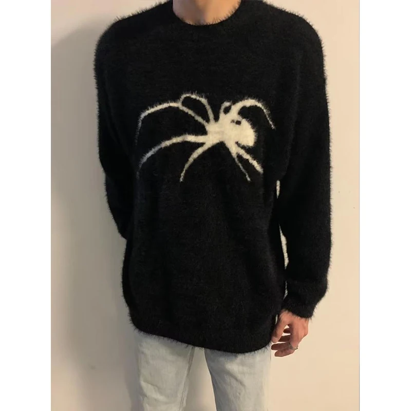 Autumn Winter Fashion Harajuku Animal Sweaters Men Casual Spider Knitwear Tops Long Sleeve Pullover Y2K All Match Male Clothes
Autumn Winter Fashion Harajuku Animal Sweaters Men Casual Spider Knitwear Tops Long Sleeve Pullover Y2K All Match Male Clothes