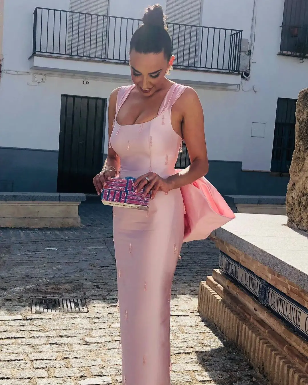 POMUSE Regular Straps Evening Dresses فساتين سهرة Mermaid Bow Back Beads Sleeveless Pink Ankle Length Prom Dresses for Women
POMUSE Regular Straps Evening Dresses فساتين سهرة Mermaid Bow Back Beads Sleeveless Pink Ankle Length Prom Dresses for Women