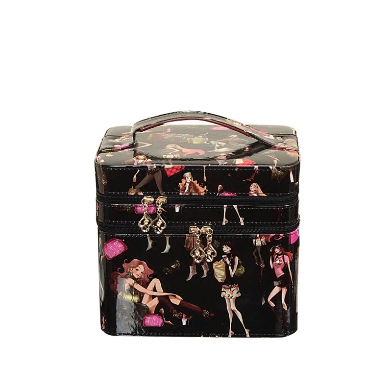 Super fire cosmetic bag women 2020 new large capacity storage box cosmetics simple double deck portable Cosmetic Case
Super fire cosmetic bag women 2020 new large capacity storage box cosmetics simple double deck portable Cosmetic Case