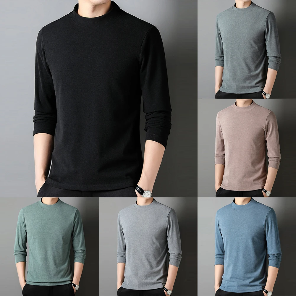 Mens Long Sleeve T-Shirt Plain Crew Round Neck Casual Solid Tee Tops Pullovers Solid Color Tops Pullovers Undershirt
Mens Long Sleeve T-Shirt Plain Crew Round Neck Casual Solid Tee Tops Pullovers Solid Color Tops Pullovers Undershirt