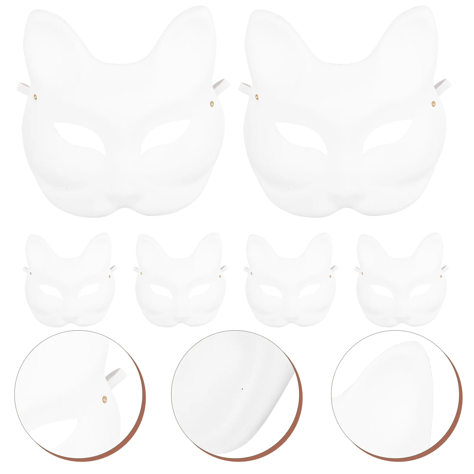 White Paper Painting Mask Halloween Fox Mask Blank Masquerade Cosplay Props DIY Paintable Blank Dress Up Masks
White Paper Painting Mask Halloween Fox Mask Blank Masquerade Cosplay Props DIY Paintable Blank Dress Up Masks