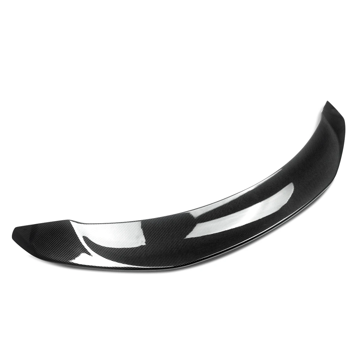 Rear Lip Spoiler For 2017-2022 Tesla Model 3 V Style Ducktail Spoiler Rear Trunk Spoiler Wings Golss Black & Carbon Fiber Look Rear Lip Spoiler For 2017-2022 Tesla Model 3 V Style Ducktail Spoiler Rear Trunk Spoiler Wings Golss Black & Carbon Fiber Look