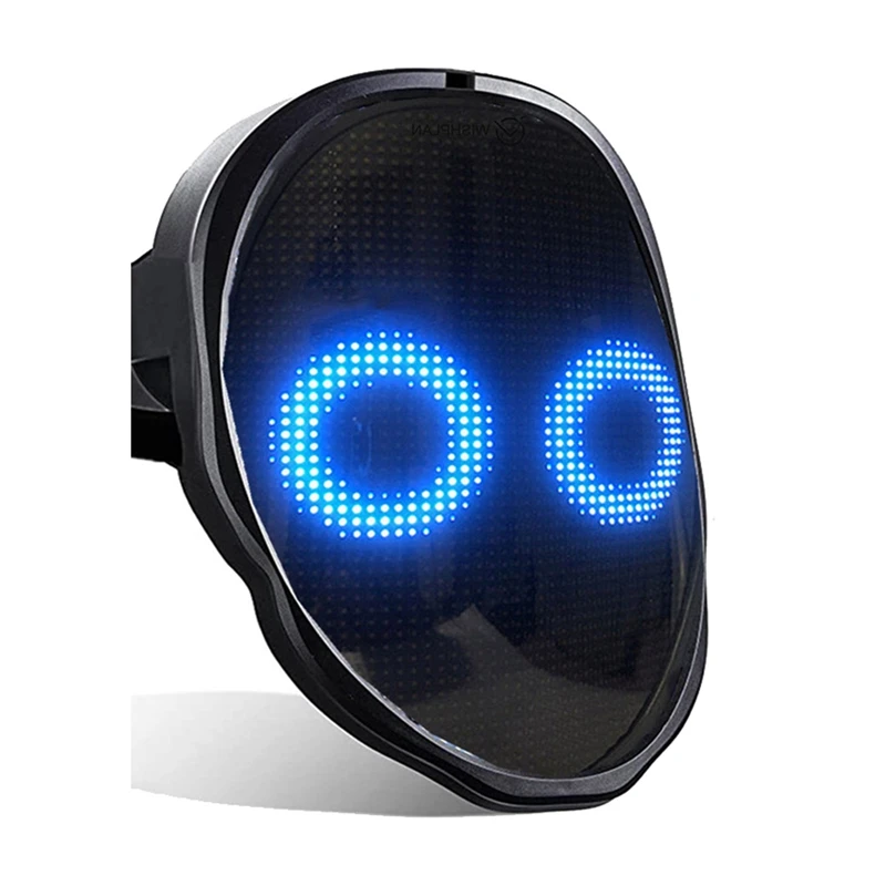 Bluetooth LED Lights Up Party Mask Face LED Mask Halloween Christmas DIY Animation Text Love Prank Concert Robot Face LED Mask
Bluetooth LED Lights Up Party Mask Face LED Mask Halloween Christmas DIY Animation Text Love Prank Concert Robot Face LED Mask