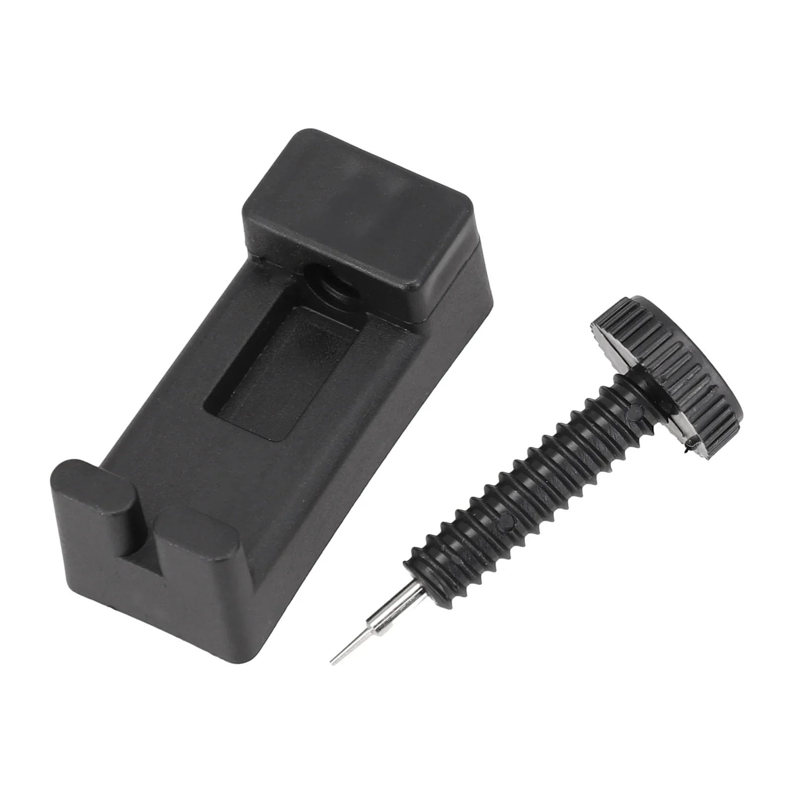 Watch Link Belt Remover Black/Silver Durable Home Mini Watch Repair Adjustable Band Link Pin Remover Plastic+Metal
Watch Link Belt Remover Black/Silver Durable Home Mini Watch Repair Adjustable Band Link Pin Remover Plastic+Metal
