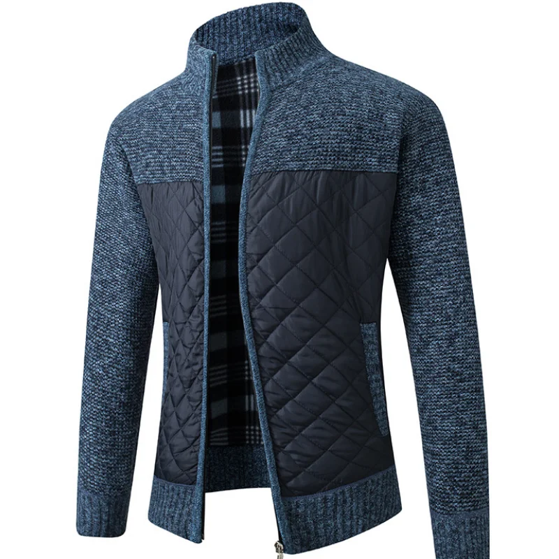 Autumn Winter Men's Sweaters Coat Patchwork Fashion Sweater Jackets Men Cardigan Thick Coat
Autumn Winter Men's Sweaters Coat Patchwork Fashion Sweater Jackets Men Cardigan Thick Coat