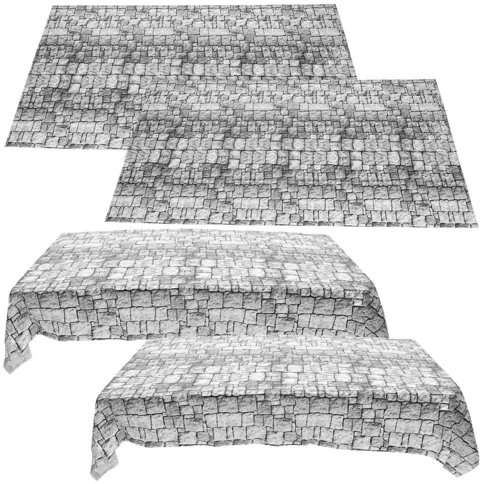 4pcs Stone Brick Wall Tablecloths Halloween Table Covers Pebble Brick Pattern Tablecloth
4pcs Stone Brick Wall Tablecloths Halloween Table Covers Pebble Brick Pattern Tablecloth