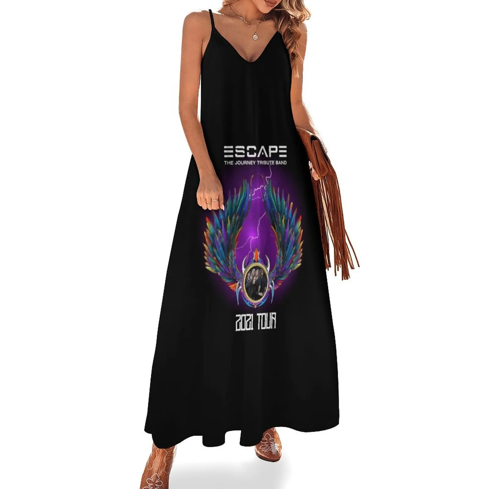 JOURNEY ESCAPE TRIBUTE BAND MERCH BLACK Sleeveless Dress fairy dress women's luxury party dress
JOURNEY ESCAPE TRIBUTE BAND MERCH BLACK Sleeveless Dress fairy dress women's luxury party dress