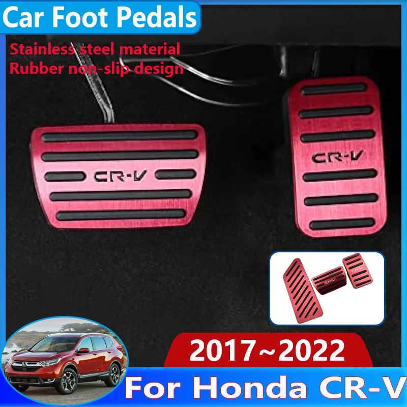 Car Pedal For Honda CR-V Accessories CRV CR V 2017~2022 2018 Non-slip Brake Restfoot Stainless Steel Protection Foot Pad Sticker
Car Pedal For Honda CR-V Accessories CRV CR V 2017~2022 2018 Non-slip Brake Restfoot Stainless Steel Protection Foot Pad Sticker