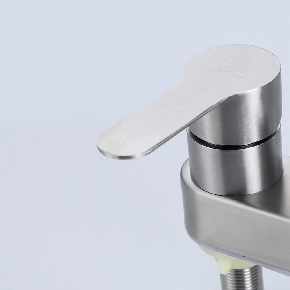Tap Faucet Basin Sink Tap Accessories Single Handle Sink Faucet 2 Holes 304 Stainless Steel Basin Faucet Ceramic Valve
Tap Faucet Basin Sink Tap Accessories Single Handle Sink Faucet 2 Holes 304 Stainless Steel Basin Faucet Ceramic Valve