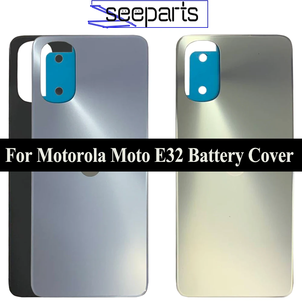 

Новинка, чехол для аккумулятора Motorola Moto E32 6,5 дюйма, задняя крышка для Moto E32, крышка для корпуса аккумулятора