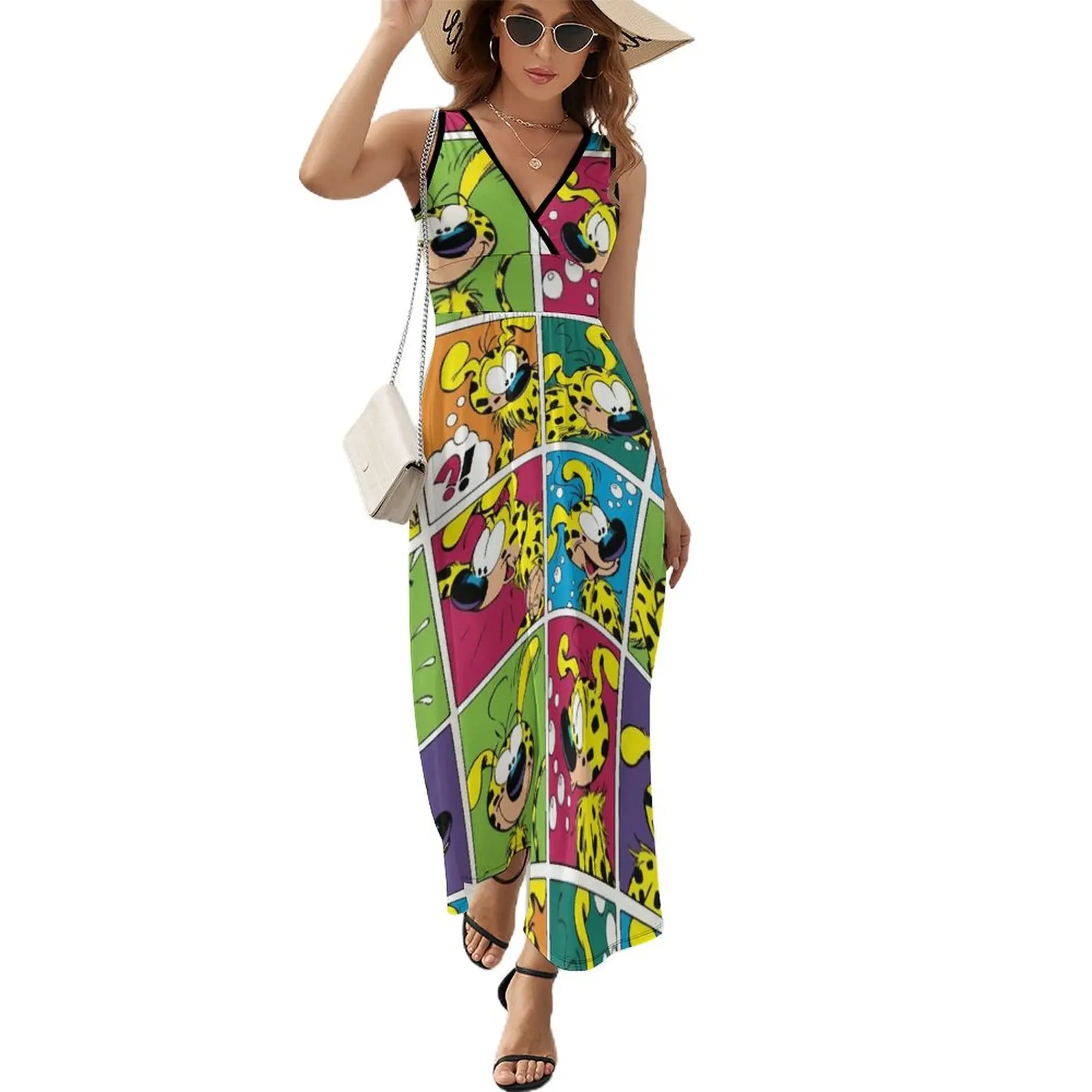Marsupilami squares Sleeveless Dress Bridesmaid dress woman women's clothing summer 2023 novelties
Marsupilami squares Sleeveless Dress Bridesmaid dress woman women's clothing summer 2023 novelties