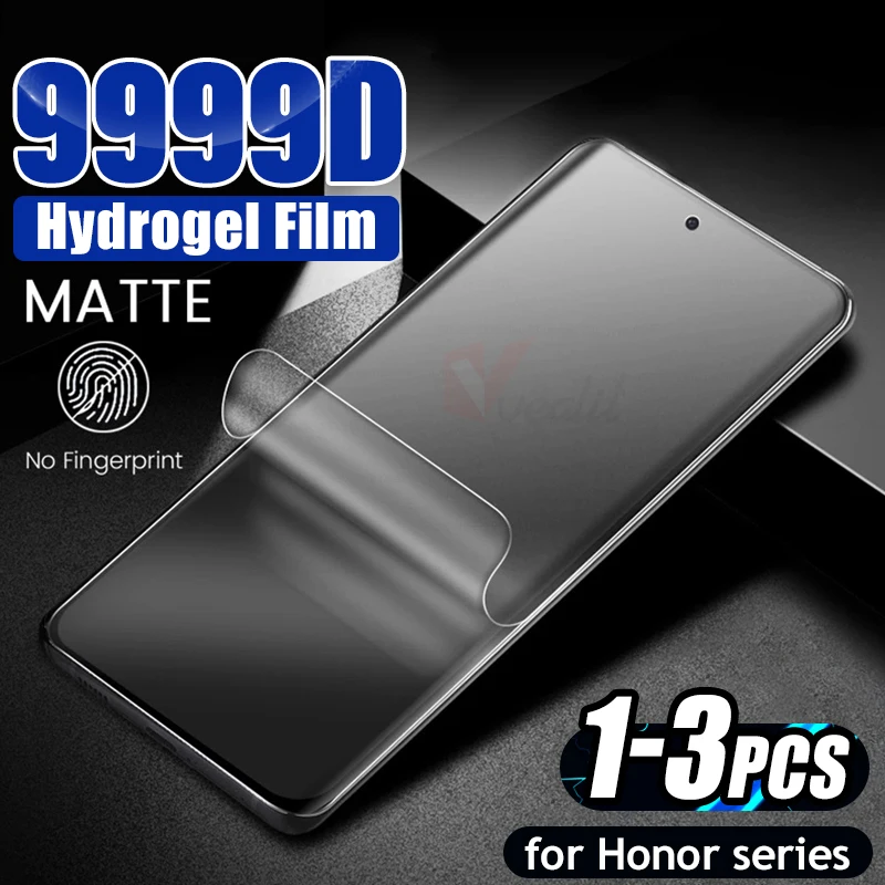 

1-3Pcs Matte Hydrogel Film For Honor 90 80 70 Lite Magic 5 4 6 Pro Plus X9a X8a X7a X9 X8 X6A X40 X50 Frosted Screen Protector