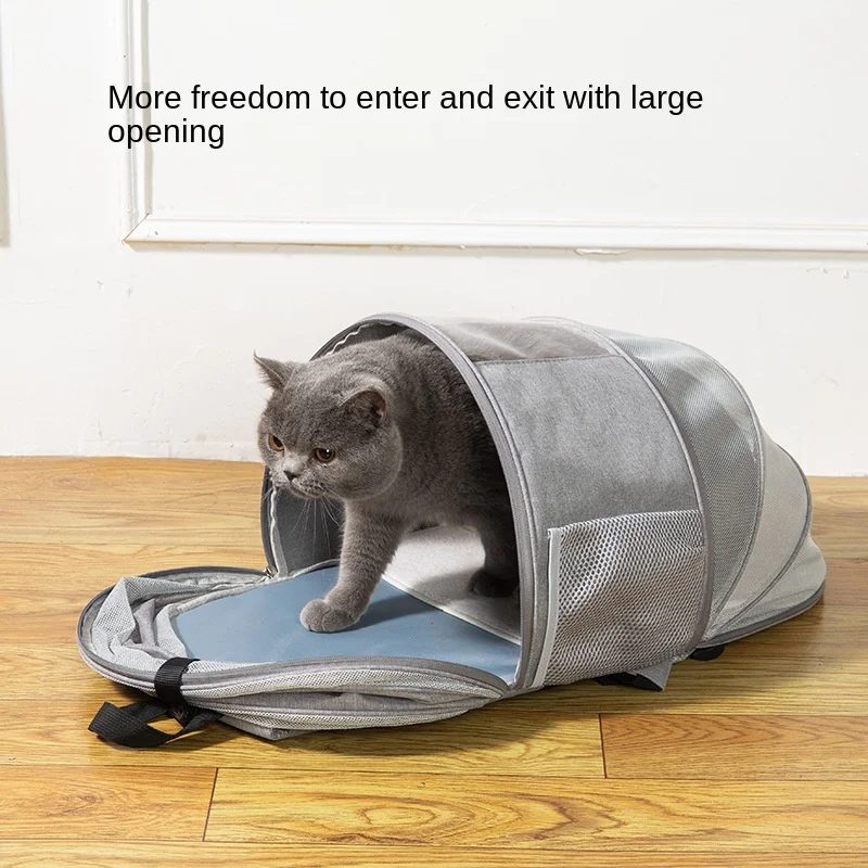 Cat Extended Backpack Going Out Portable Transparent Comfortable Puppy Bag Folding Pet Tent Pet Supplies
Cat Extended Backpack Going Out Portable Transparent Comfortable Puppy Bag Folding Pet Tent Pet Supplies