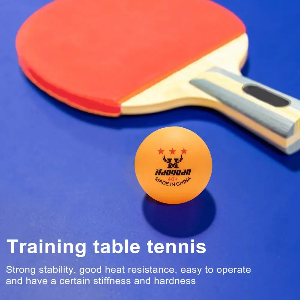 

60Pcs Ping-Pong Balls Elastic Impact Resistant Not Easily Deformed Recreational Play ABS Table Tennis Balls