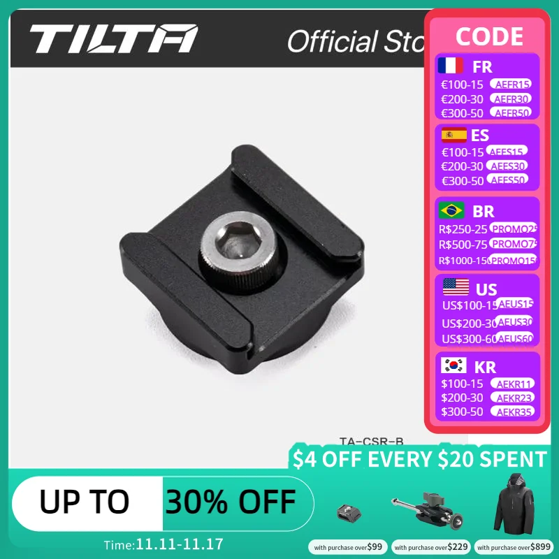 TILTA TA-CSR-B 1/4 Cold Shoe Receiver Attachment Black Gold TILTA Accessory Market
TILTA TA-CSR-B 1/4 Cold Shoe Receiver Attachment Black Gold TILTA Accessory Market