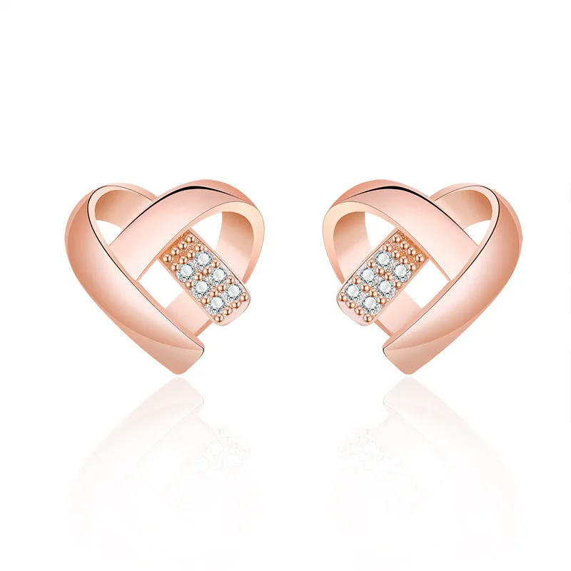 925 Sterling Silver Cute Heart Crystal Stud Earrings For Women Girls Wedding Engagement Valentines Day Gift Fashion Jewelry
925 Sterling Silver Cute Heart Crystal Stud Earrings For Women Girls Wedding Engagement Valentines Day Gift Fashion Jewelry