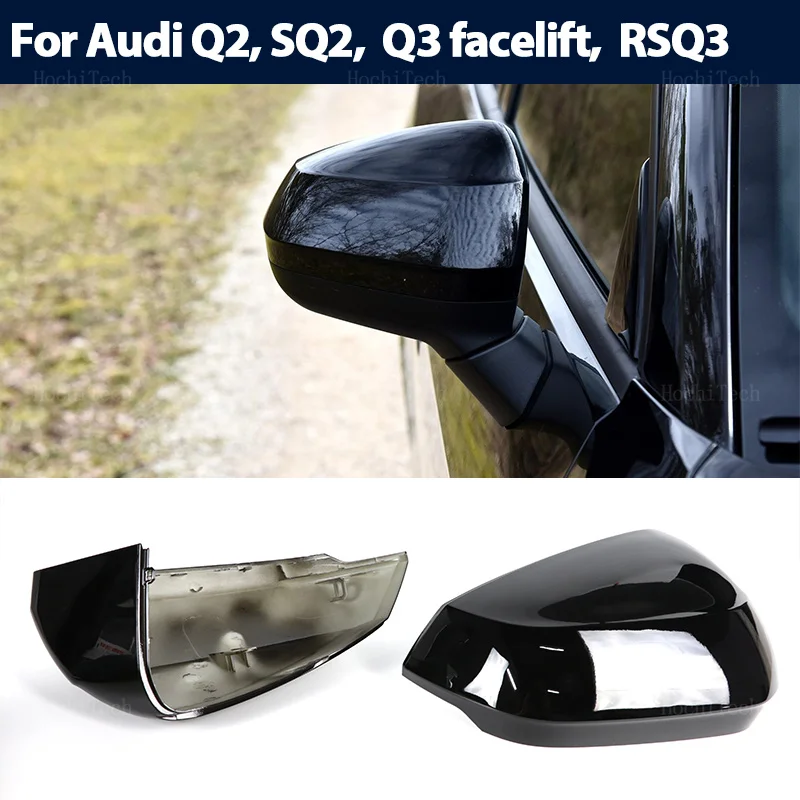 Rearview Mirror Cover Wing Side Rear view Mirror Cap Fit For Audi Q2 SQ2 2017-2024, Q3 RS Q3 RSQ3 2019-2024 
Rearview Mirror Cover Wing Side Rear view Mirror Cap Fit For Audi Q2 SQ2 2017-2024, Q3 RS Q3 RSQ3 2019-2024
