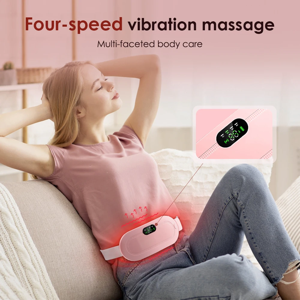 Electric menstrual cramps massager vibrating heating belt relieve dysmenorrhea waist stomach warming women's gift rechargeable
Electric menstrual cramps massager vibrating heating belt relieve dysmenorrhea waist stomach warming women's gift rechargeable