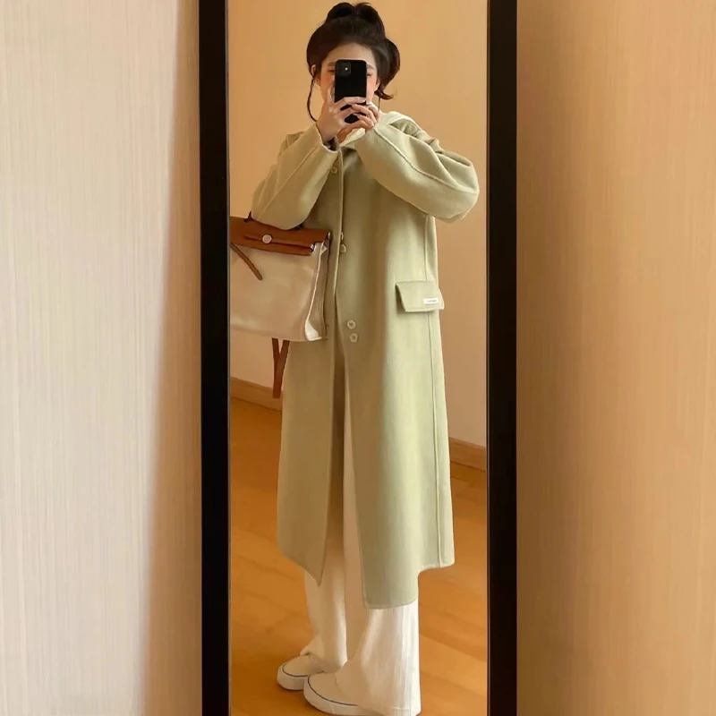 2023 New Autumn Winter Women Wool Coat Female Long Jacket Spring Both Sided Cashmere Mid-length Outwear Cardigan Clothes A247
2023 New Autumn Winter Women Wool Coat Female Long Jacket Spring Both Sided Cashmere Mid-length Outwear Cardigan Clothes A247