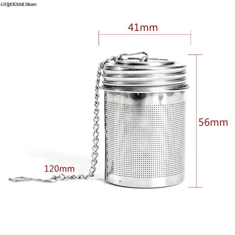 

1PC Creative Stainless Steel Tea Infuser Strainer Leaf Spice Herbal Teapot Reusable Mesh Filter Home Kitchen Accessories